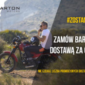 Barton Motors: dostawa za grosze przy zakupie motocykla lub skutera!