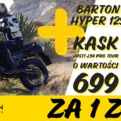 Kup Bartona Hyper 125 i odbierz kask Just1 o wartości 699 zł za złotówkę!