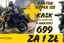 Kup Bartona Hyper 125 i odbierz kask Just1 o wartości 699 zł za złotówkę!