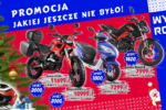 Kup sobie motocykl lub skuter w jeszcze lepszej cenie. Zniżki na wybrane modele aż do 1000 zł plus pakiet akcesoriów.