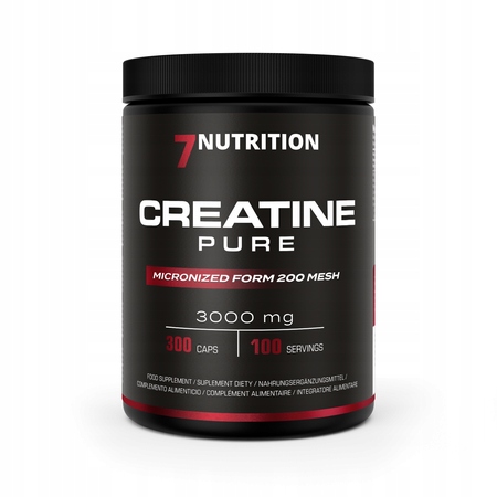 Kreatyna kapsułki naturalny 7Nutrition 389 g