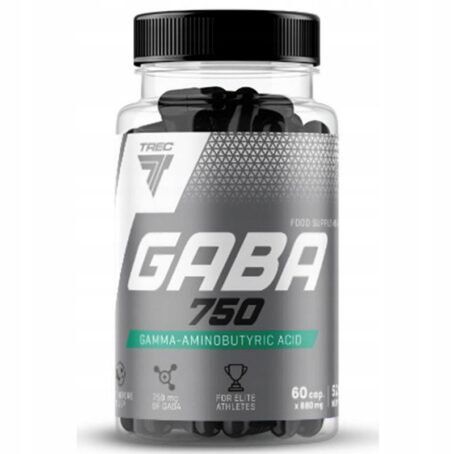 Suplement diety Trec Nutrition GABA 750 kapsułki 60 szt. bez cukru