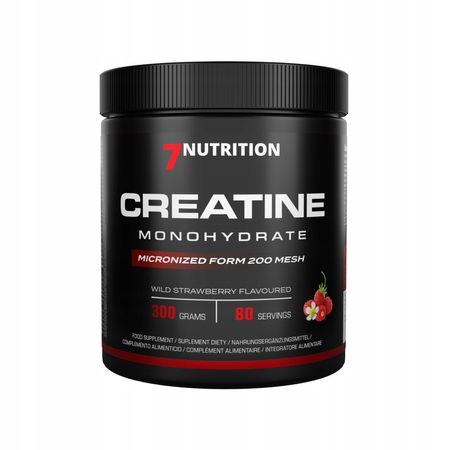 Kreatyna proszek poziomkowy 7Nutrition 300 g